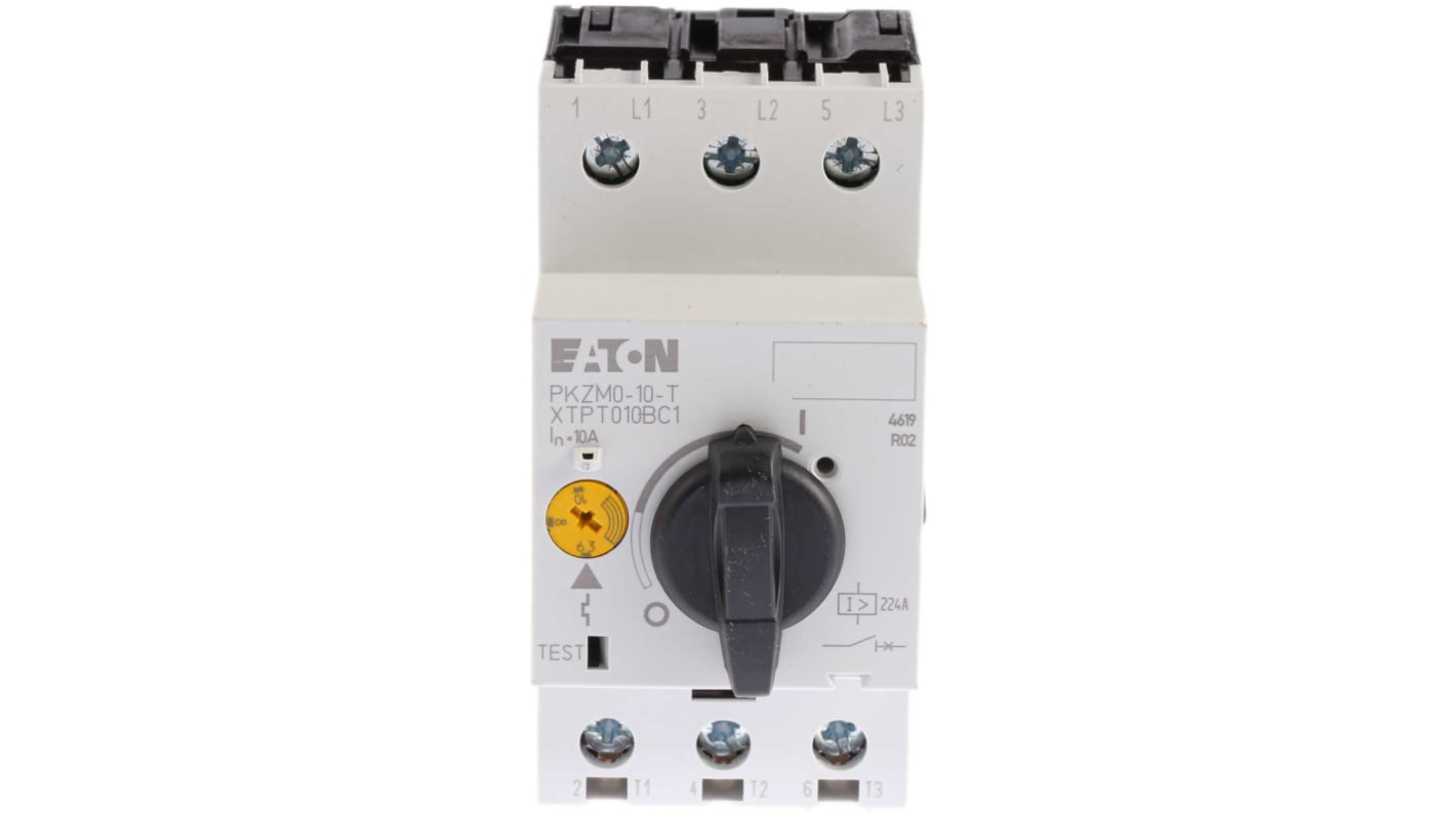 Eaton 6.3 → 10 A Motor Protection Circuit Breaker, 690 V ac