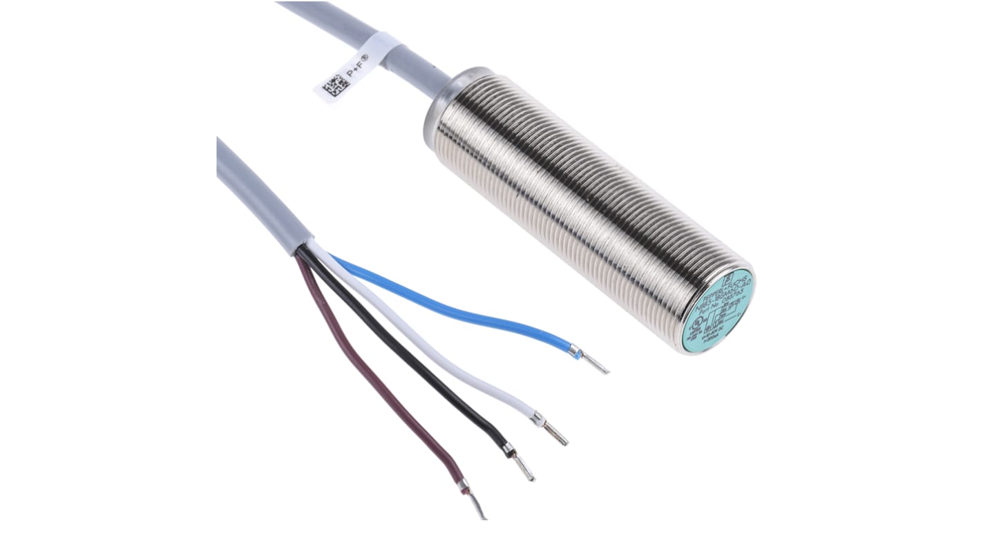 Rs-Online Sensore di prossimità Cilindro filettato Pepperl + Fuchs M18 rilevamento 5 mm 10 → 30 V c.c