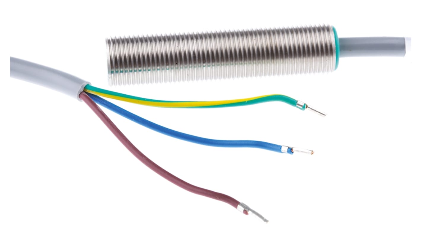 Rs-Online Sensore di prossimità Cilindro filettato Pepperl + Fuchs M12 rilevamento 2 mm 20 → 253 V c.a
