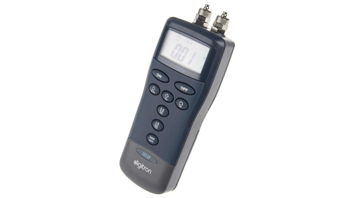 Digitron 2000P Differential Manometer ±0,15 % + 0,0105 bar + 1 Stelle, 0bar → 7bar