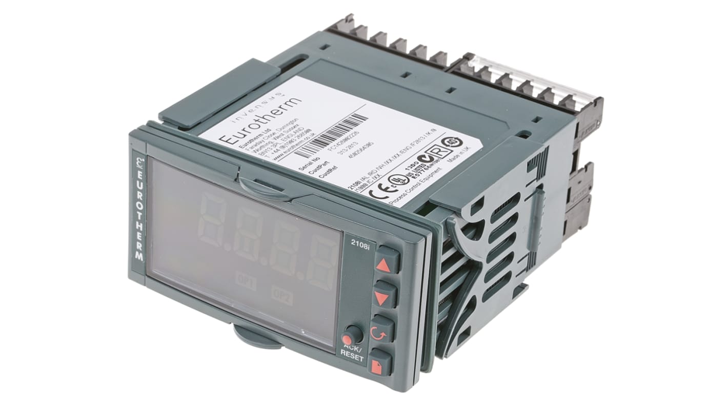 Eurotherm PID控制器, 2108i系列, 85 → 264 V 交流电源, 96 x 48 (1/8 DIN)mm