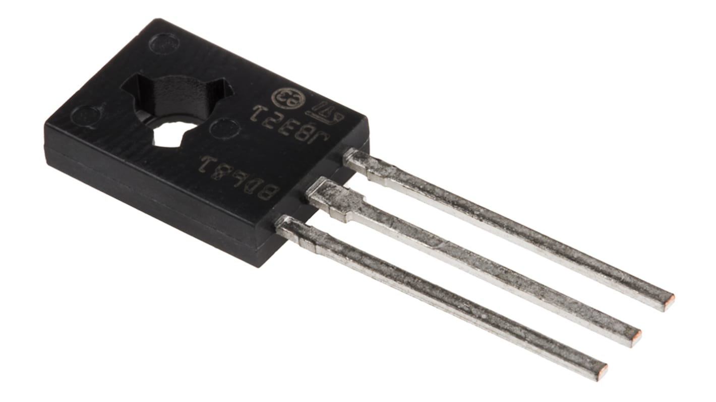 STMicroelectronics BD681 NPN Darlington Transistor, 4 A 100 V HFE:750, 3-Pin SOT-32