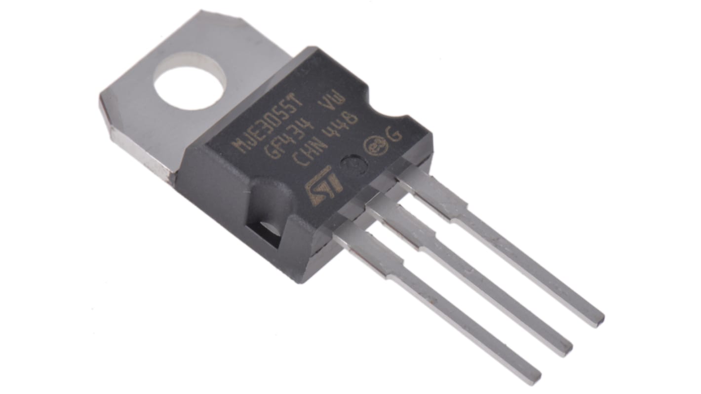 Transistor NPN STMicroelectronics, 3 Pin, TO-220, 10 A, 60 V, , Montaggio su foro