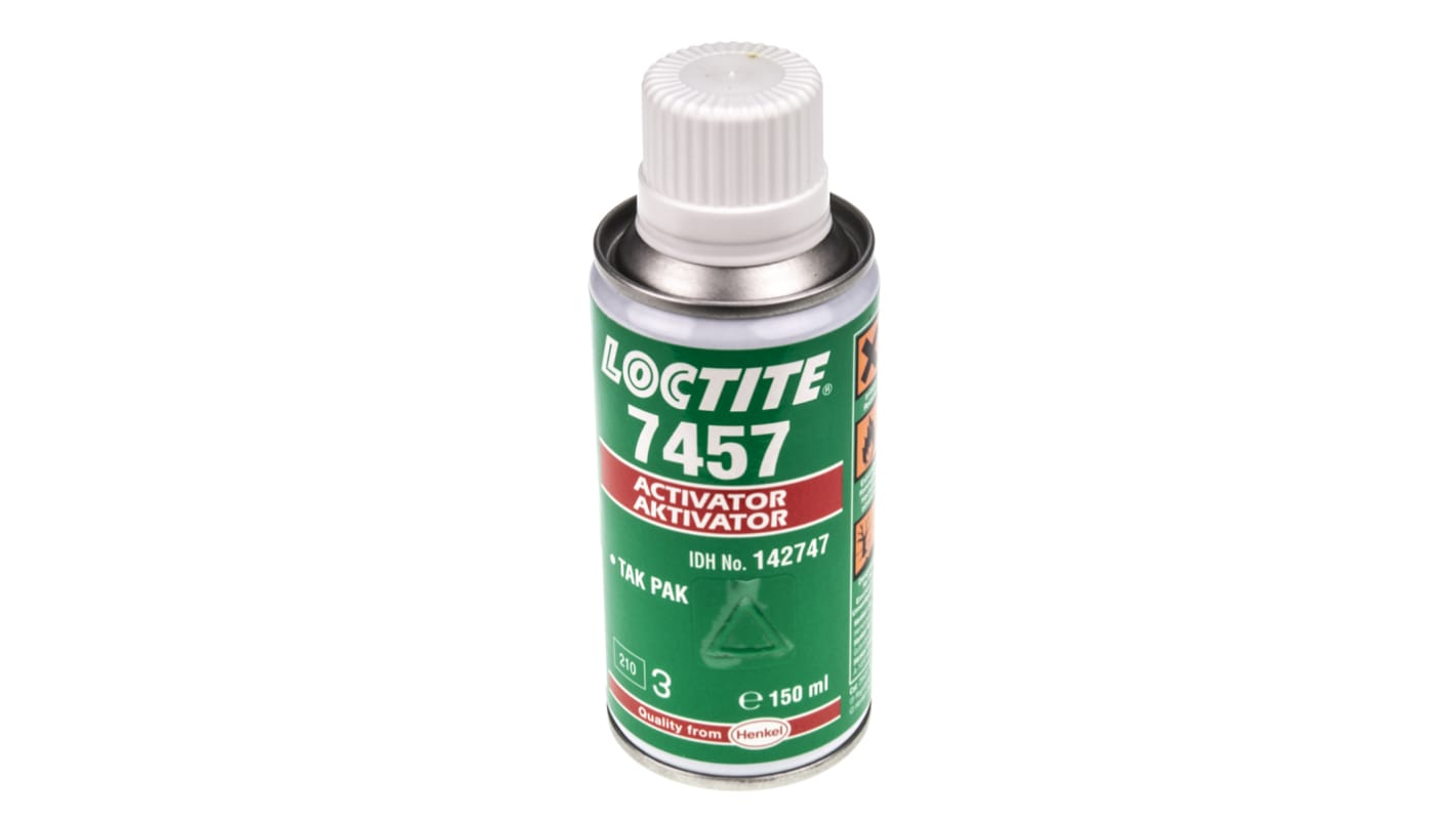 Loctite 7457 Aerosol Bottle Adhesive Activator for use with Cyanoacrylate Adhesive, 150 ml