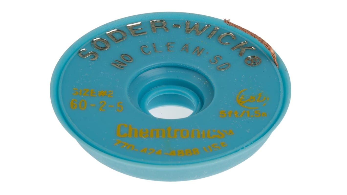 Chemtronics Soder-Wick Entlötlitze No Clean, 1.5mm x 1.5m