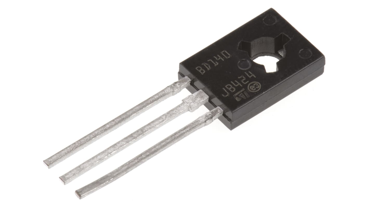 BD140 | STMicroelectronics PNP トランジスタ, -3 A, SOT-32