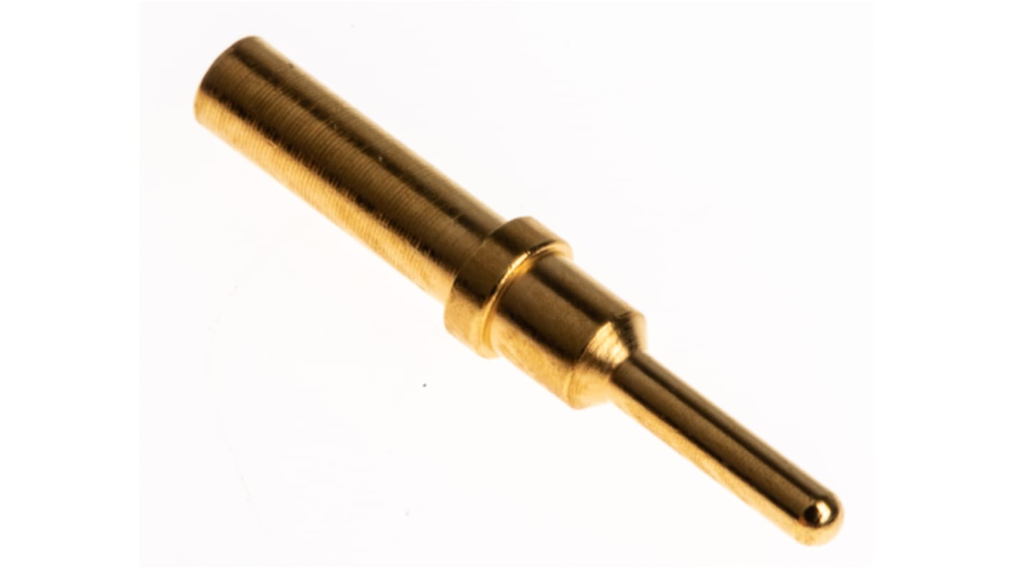 Deutsch Male Crimp Circular Connector Contact, Contact Size 20, Wire Size 24 → 20 AWG