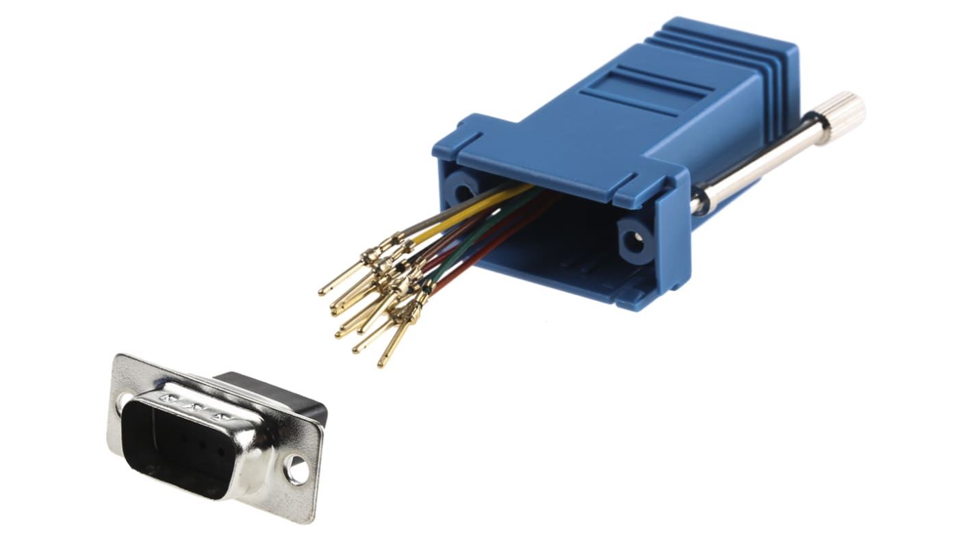 RS PRO Sub-D Adapter, Stecker 9-polig zu Buchse RJ45