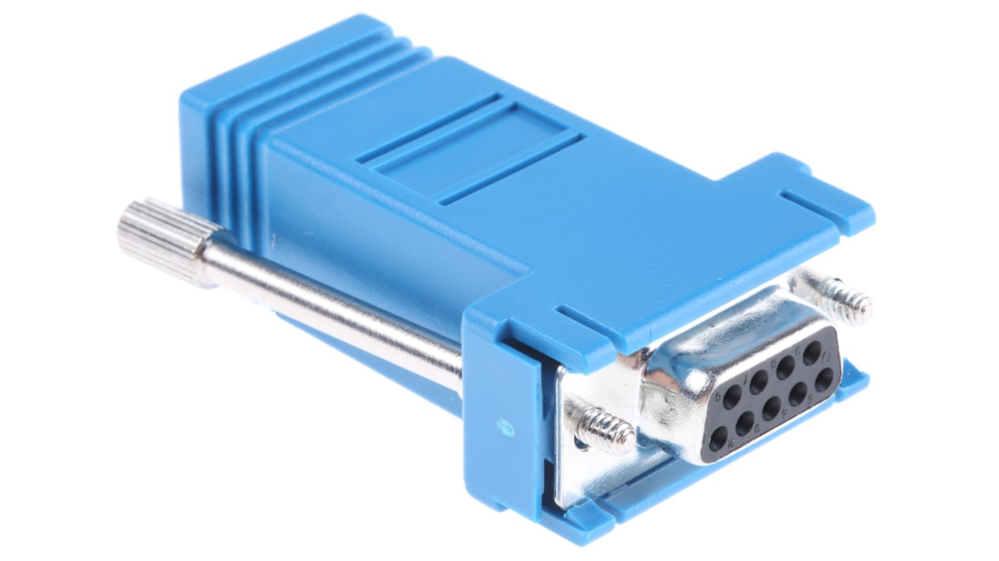 RS PRO D Sub Adapter Female 9 Way D-Sub to Female RJ45