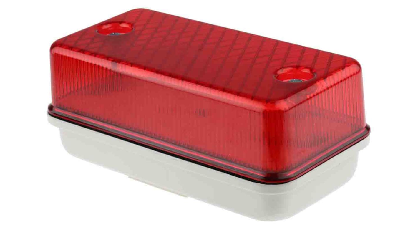 Marl Rectangular LED Bulkhead Light, 24 V ac/dc, , Lamp Supplied, IP64