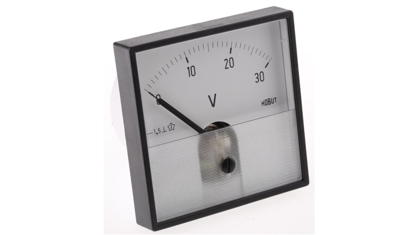 HOBUT Analogue Voltmeter DC, 56 (Dia.) mm
