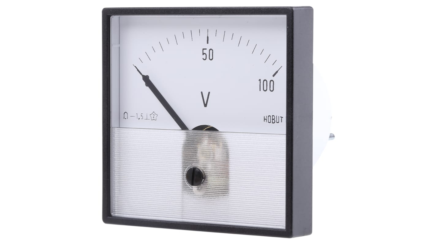 HOBUT Analogue Voltmeter DC, 56 (Dia.) mm