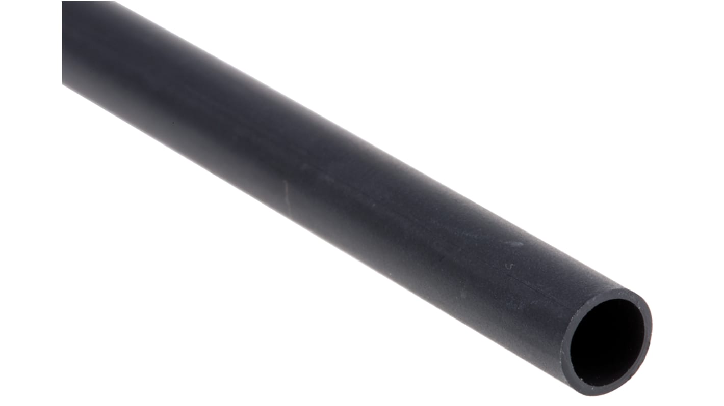 TE Connectivity Adhesive Lined Heat Shrink Tubing, Black 4mm Sleeve Dia. x 1.2m Length 4:1 Ratio, ATUM Series