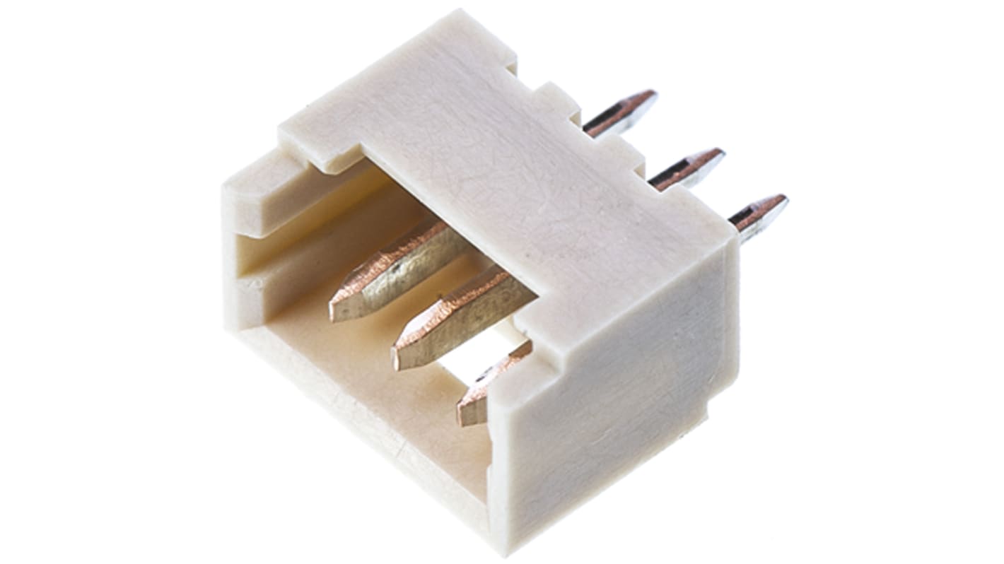 Molex PicoBlade Series Straight Through Hole PCB Header, 3 Contact(s), 1.25mm Pitch, 1 Row(s), Shrouded