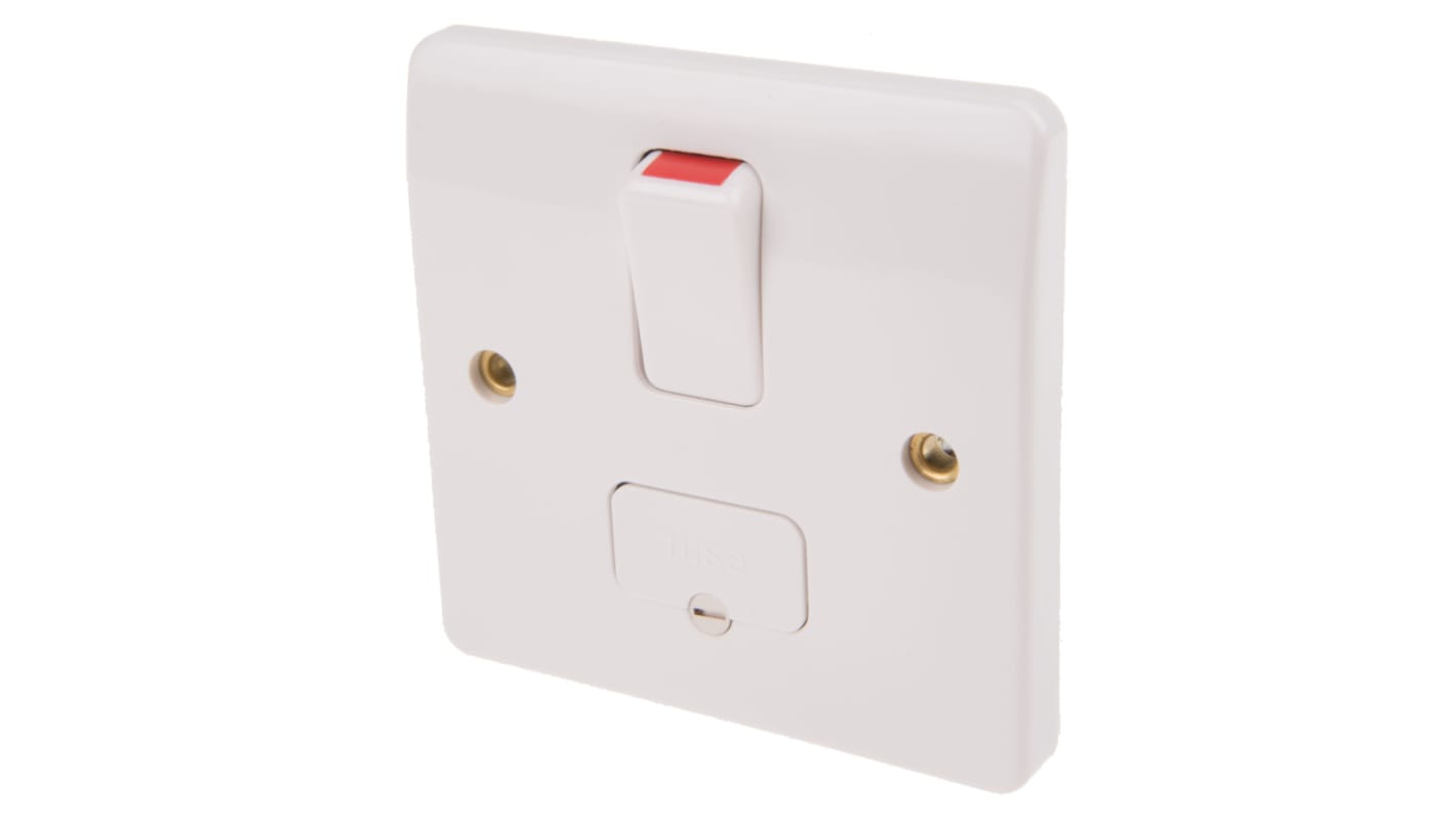 MK Electric 13A 1 Gang Switched Fused Spur
