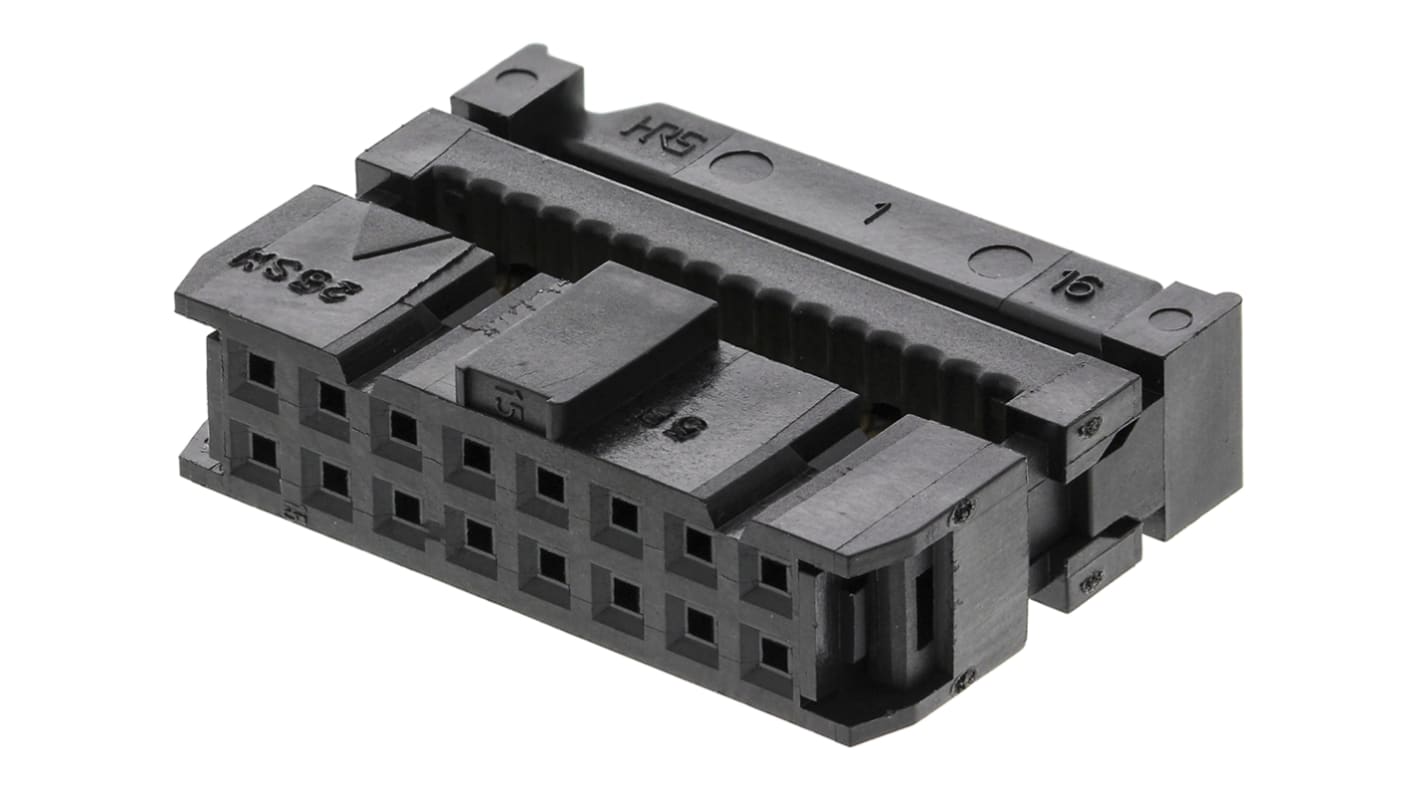 Hirose 16-Way IDC Connector Socket for Cable Mount, 2-Row