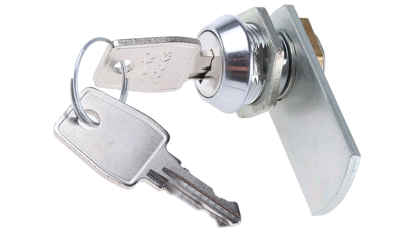 Cerradura de leva Euro-Locks a Lowe & Fletcher group Company, muesca de 20.1 x 17.6mm, Llave para desbloquear