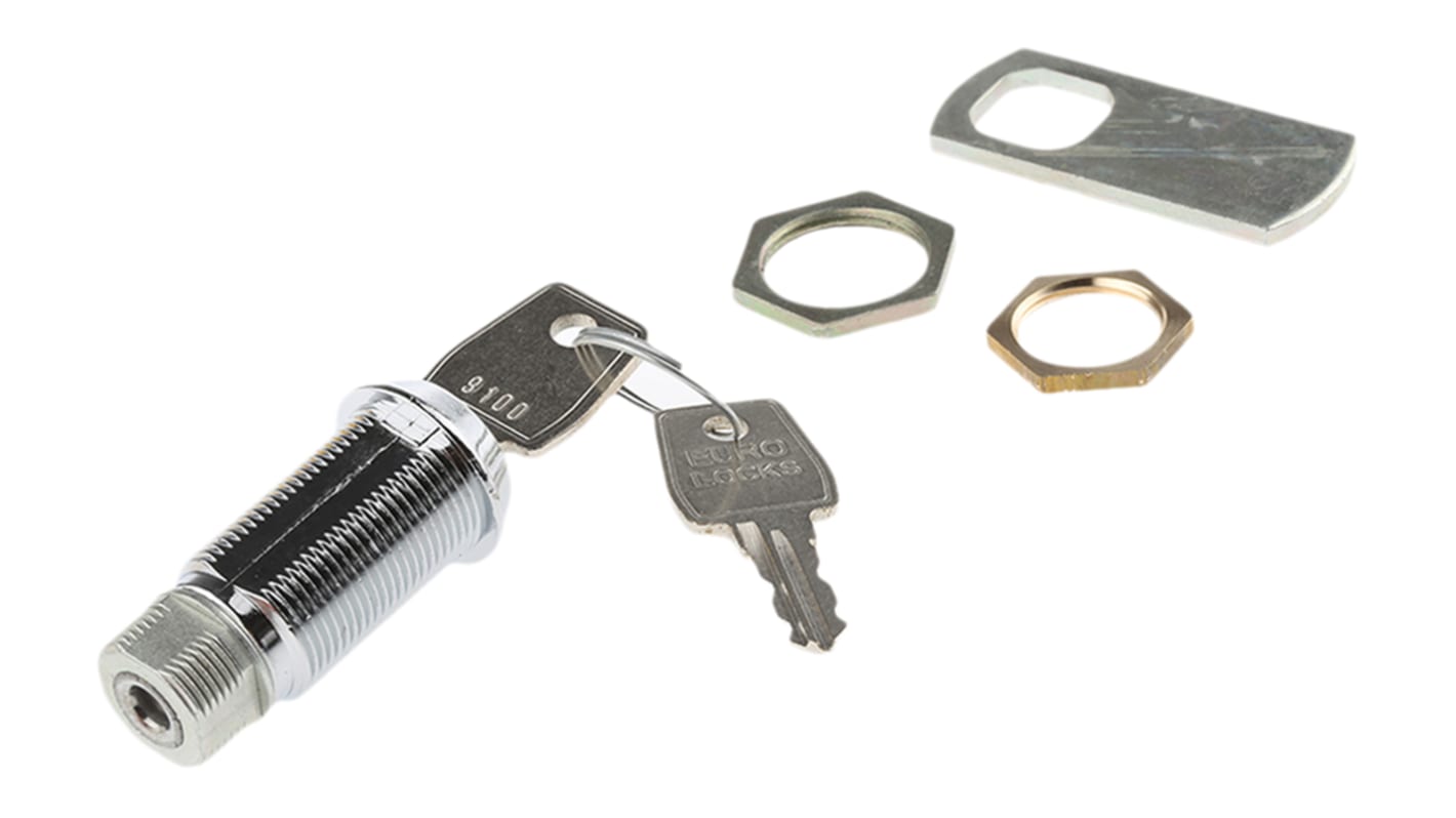 Chrome Plated Camlock, Key to unlock