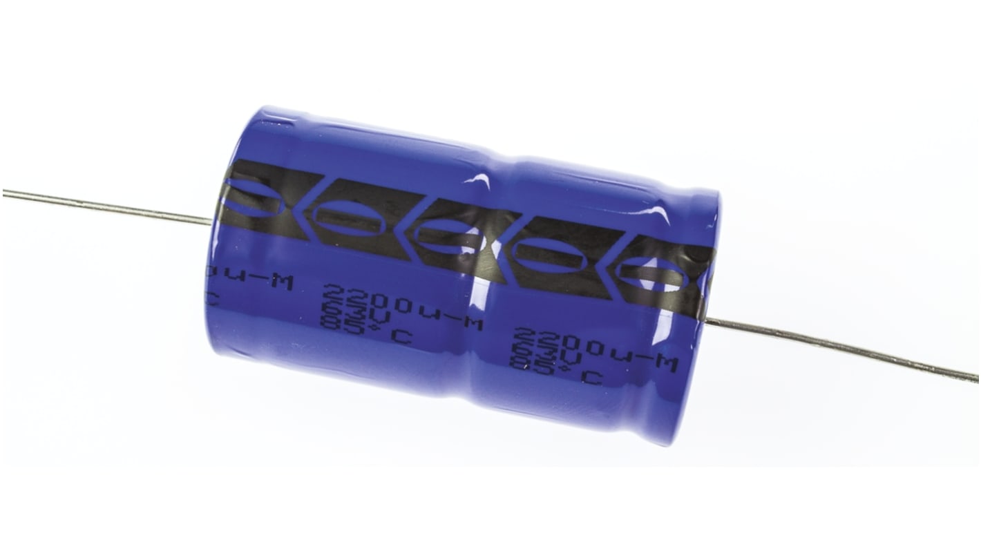 MAL202118222E3 | Vishay アルミ電解コンデンサ,アキシャル 63V dc 2200μF | RS