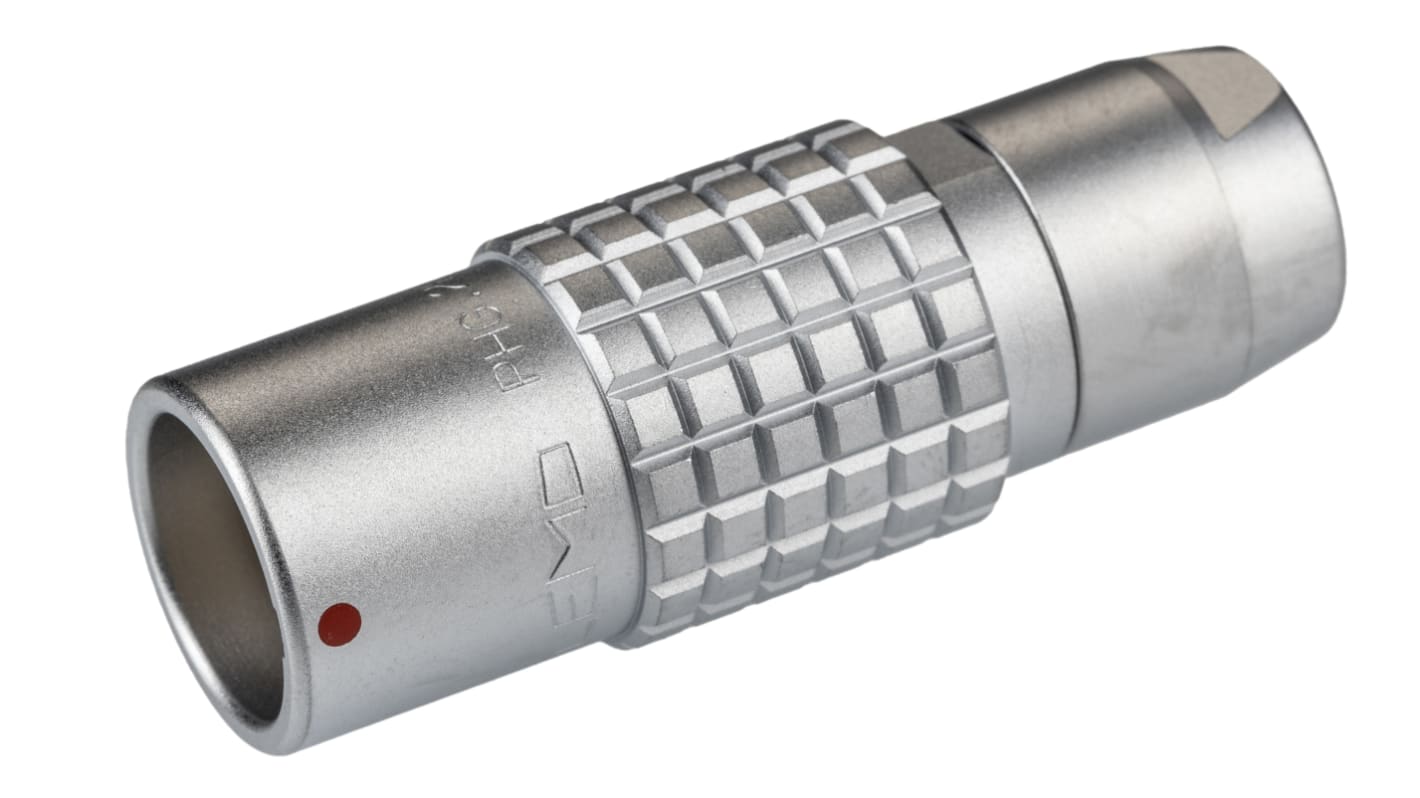 LEMO Circular Connector, 3 Contacts, Cable Mount, Socket, Female, IP50, 2B Series