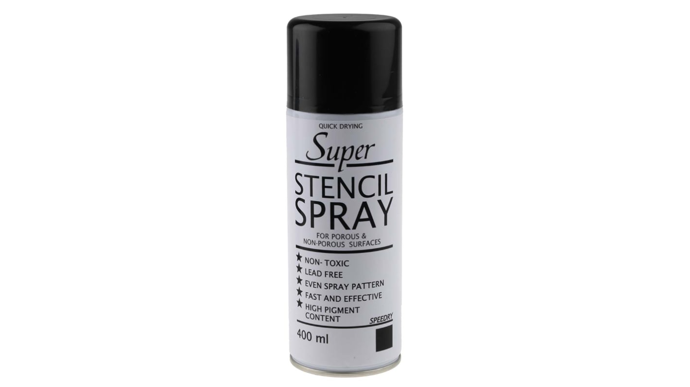 Bombe de peinture Noir, 400 ml