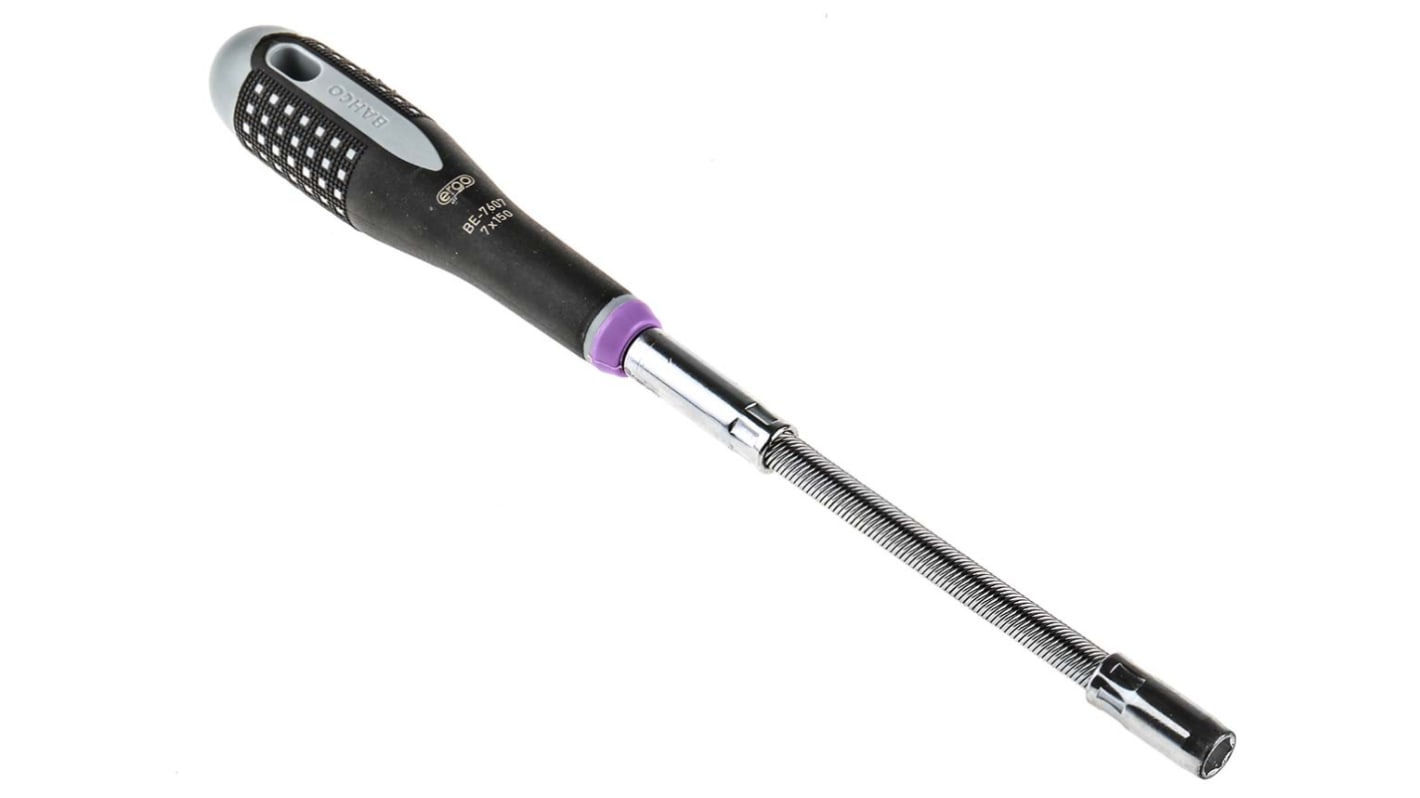 Bahco Hexagon Nut Driver, 7 mm Tip, 150 mm Blade, 272 mm Overall