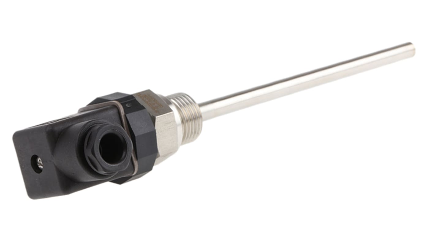 Jumo PT100 RTD Sensor, 8mm Dia, 150mm Long, 2 Wire, G1/2, Class B +270°C Max