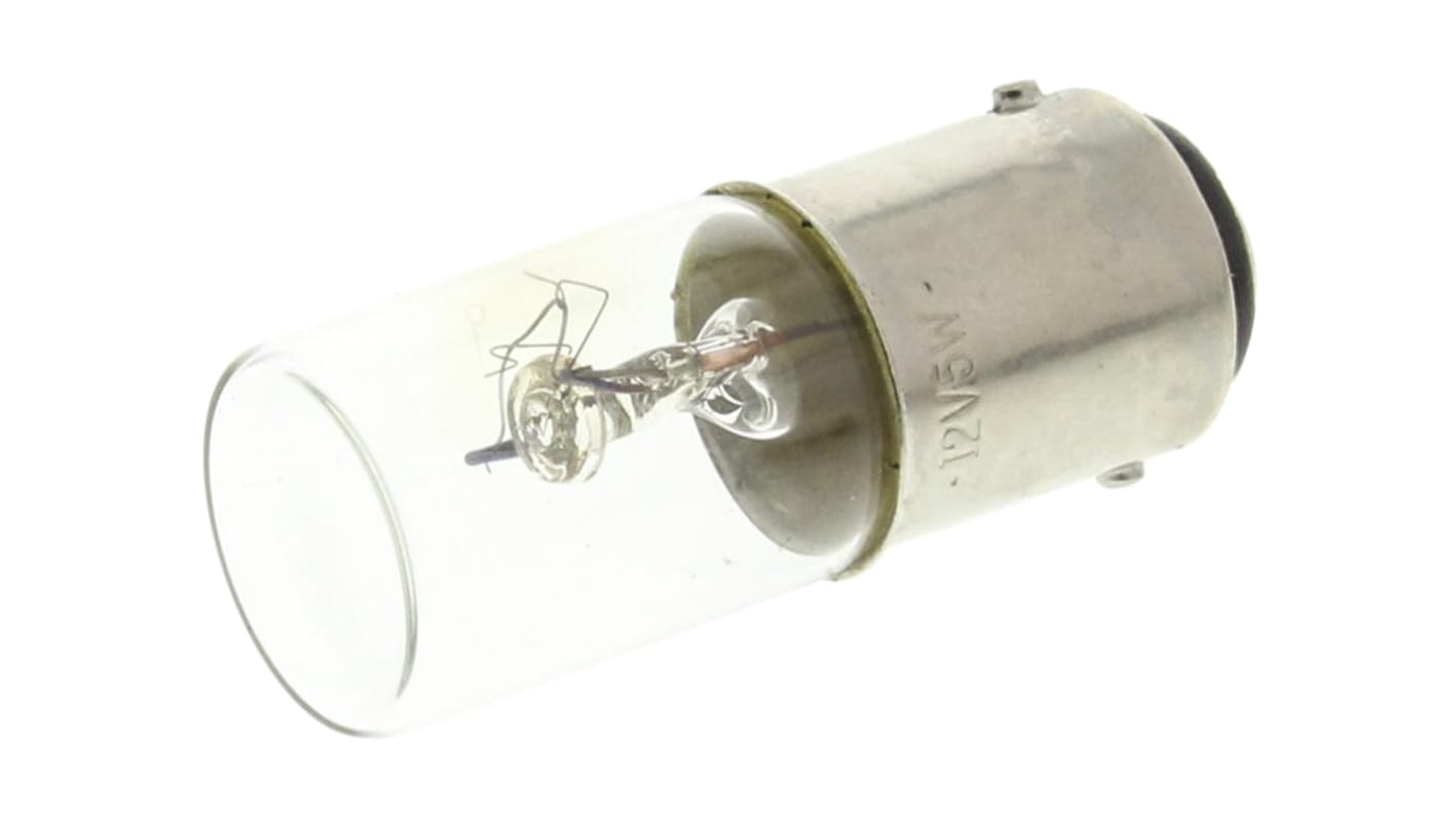 Werma Incandescent Clear Bulb, BA15d 12 V