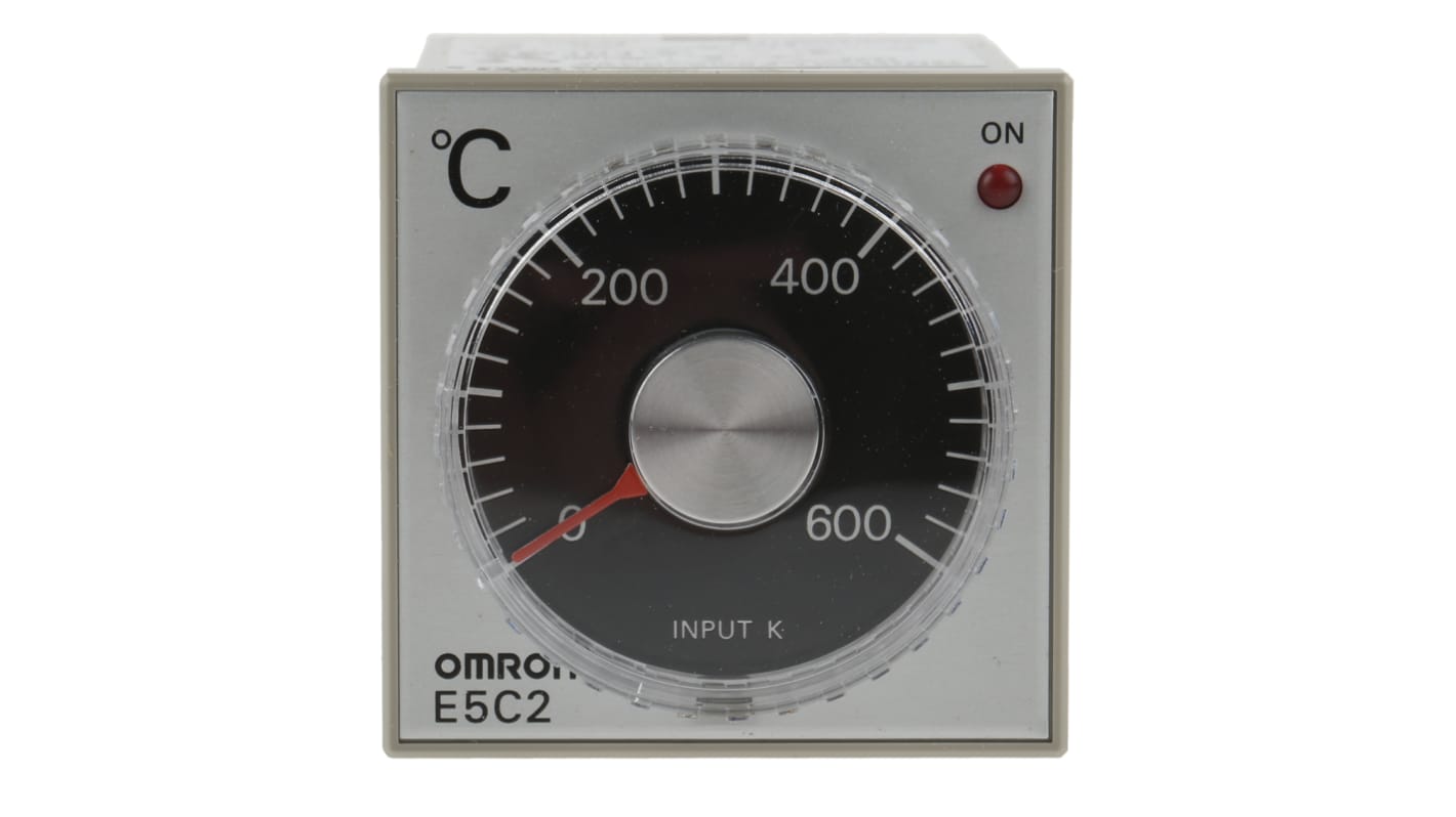Rs-Online Regolatore di temperatura On/Off Omron E5C2 100 → 240 V c.a. 48 x 48mm Relè