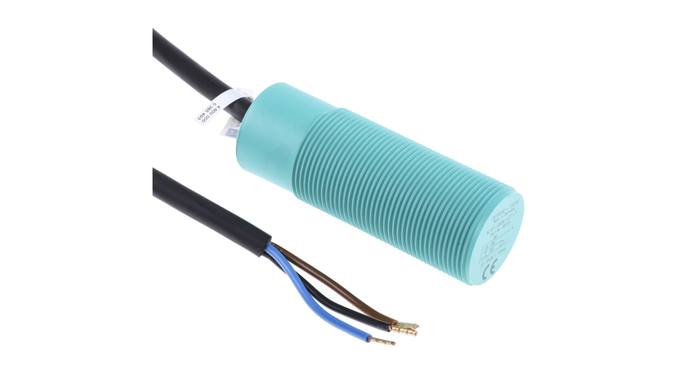 Pepperl + Fuchs Inductive Barrel Proximity Sensor, M30, 10 mm Detection, PNP NO, 10 → 30 V dc