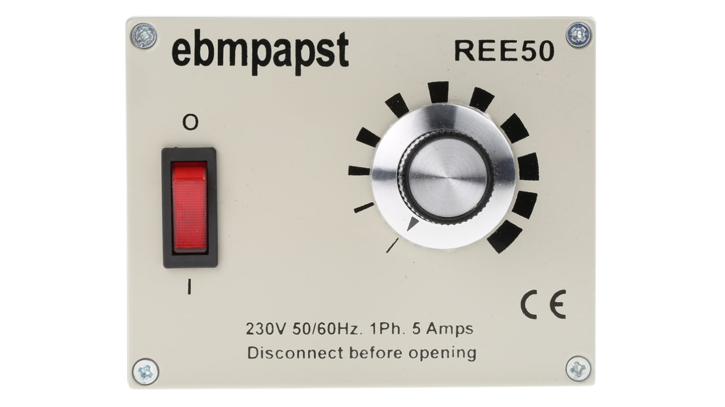 Controlador de velocidad de ventiladores variable ebm-papst, 230 V ac, 5A