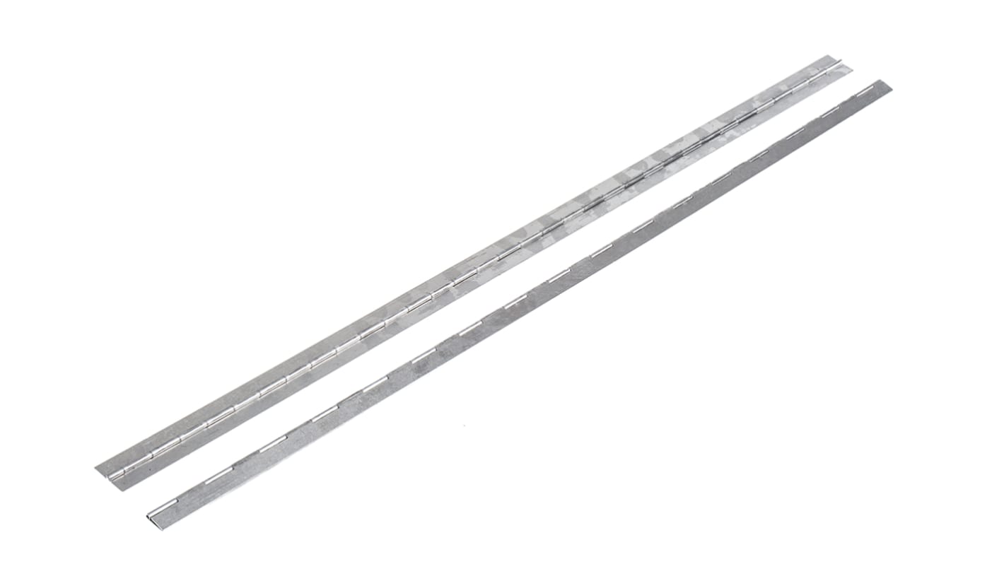 Pinet Frit svingende Pianohængsel Aluminium, 1000mm x 35mm x 1mm