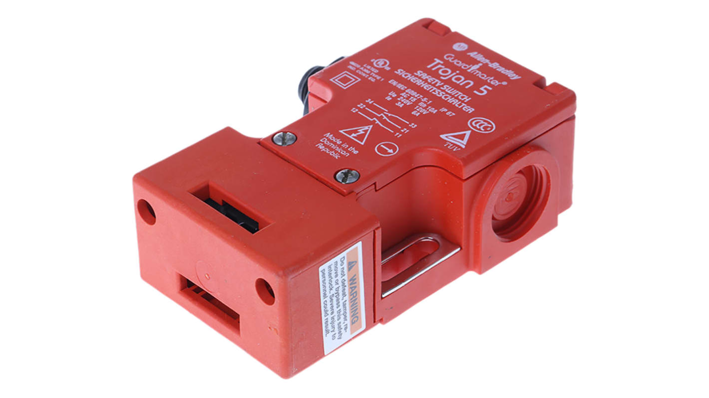 Interruttore di interblocco di sicurezza Allen Bradley Guardmaster 440K, 2NC/1NA, A chiave, IP67, 500V, 2,2A