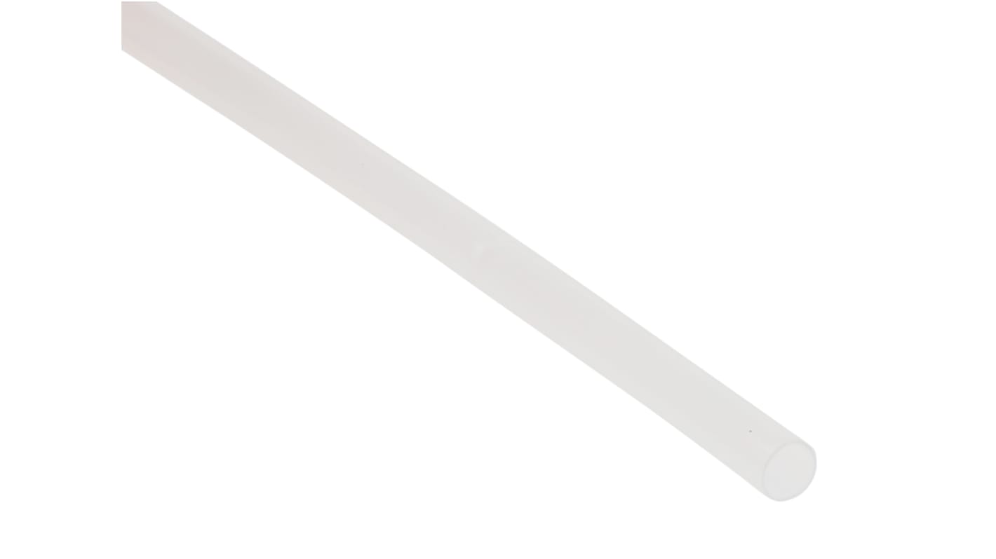 TE Connectivity Heat Shrink Tubing, Clear 2mm Sleeve Dia. x 1.2m Length 3.2:1 Ratio, TFER Series