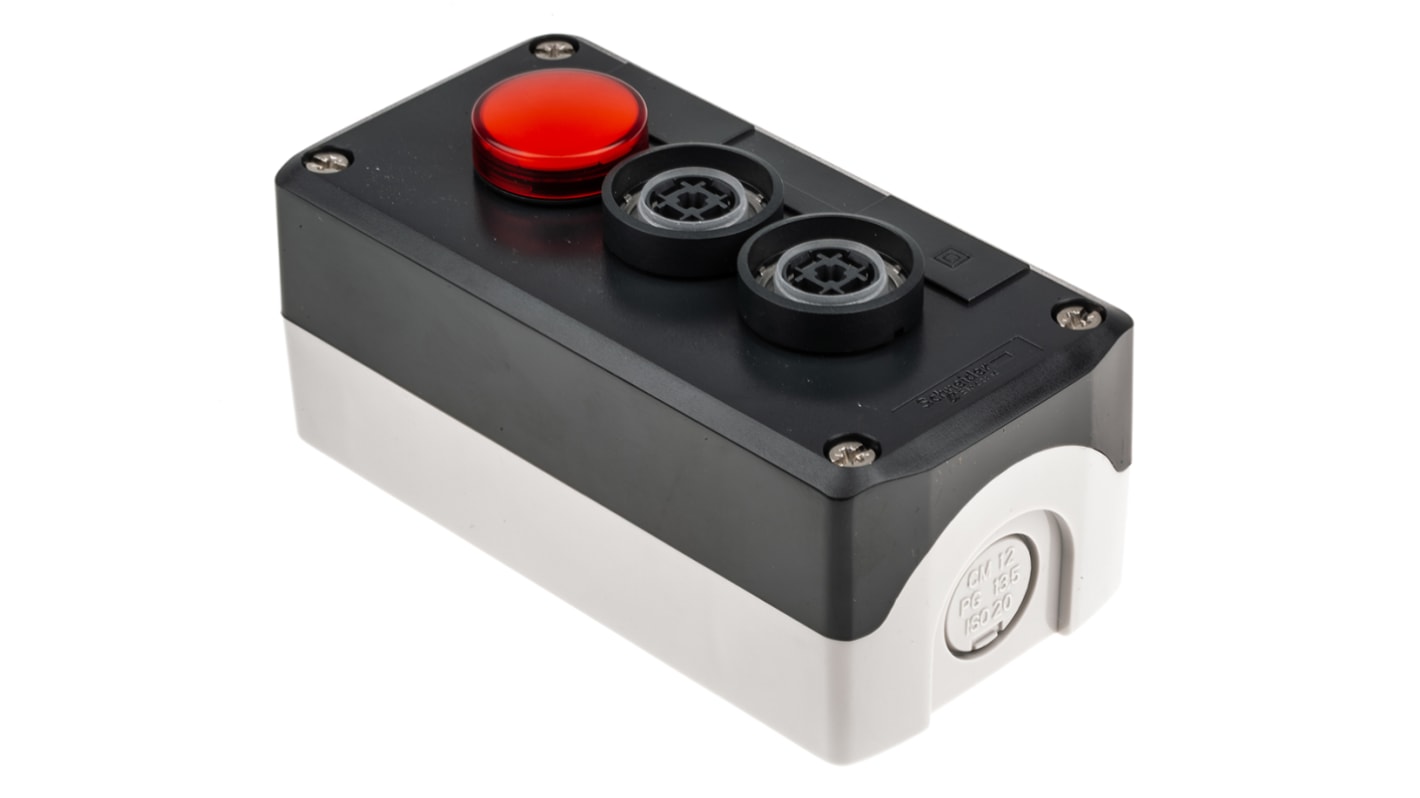 Schneider Electric Spring Return Enclosed Push Button - SPST, SPST, Polycarbonate, I/O, IP66, IP67