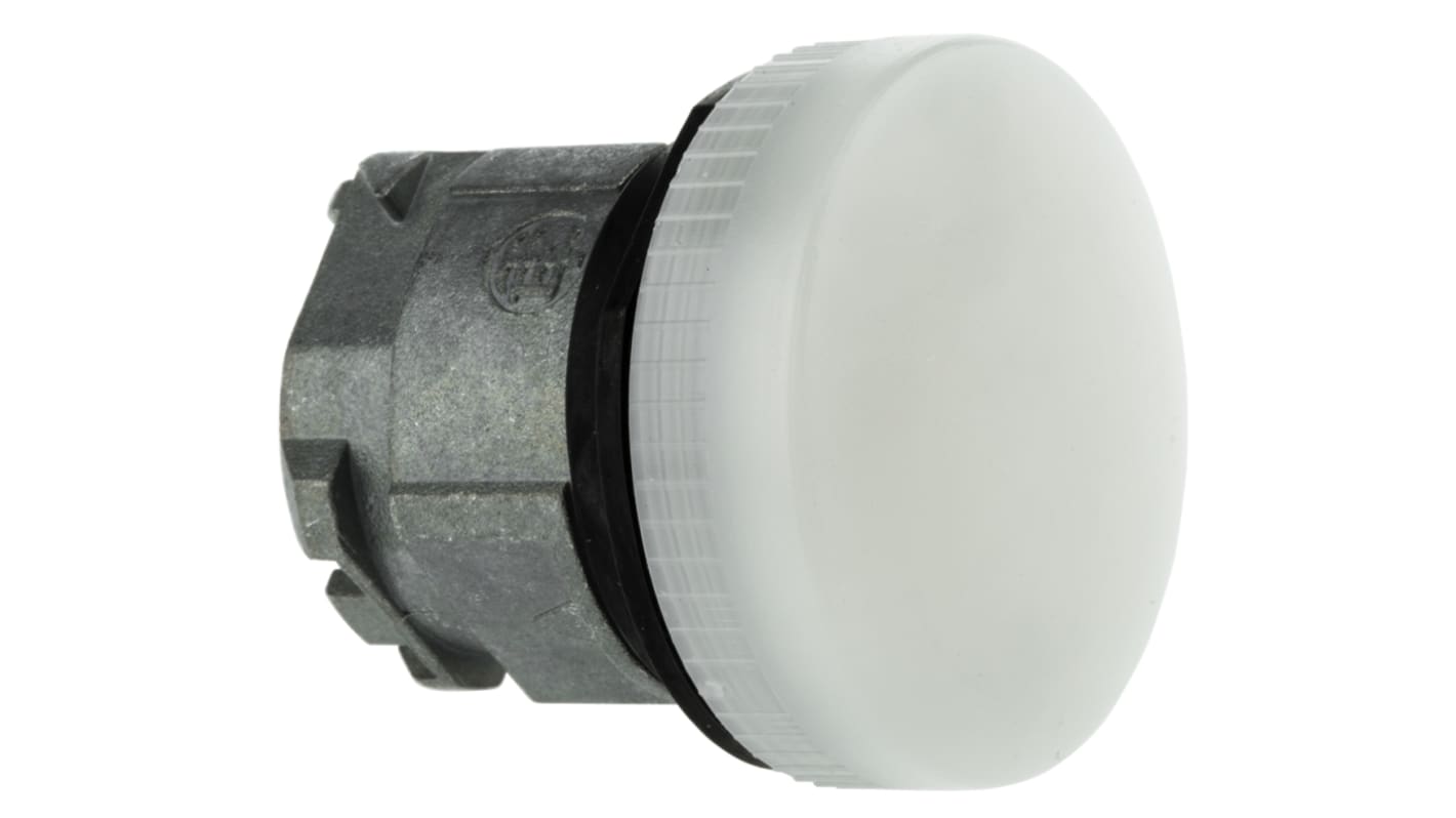 Schneider Electric White Pilot Light Head, 22mm Cutout Harmony XB4 Series