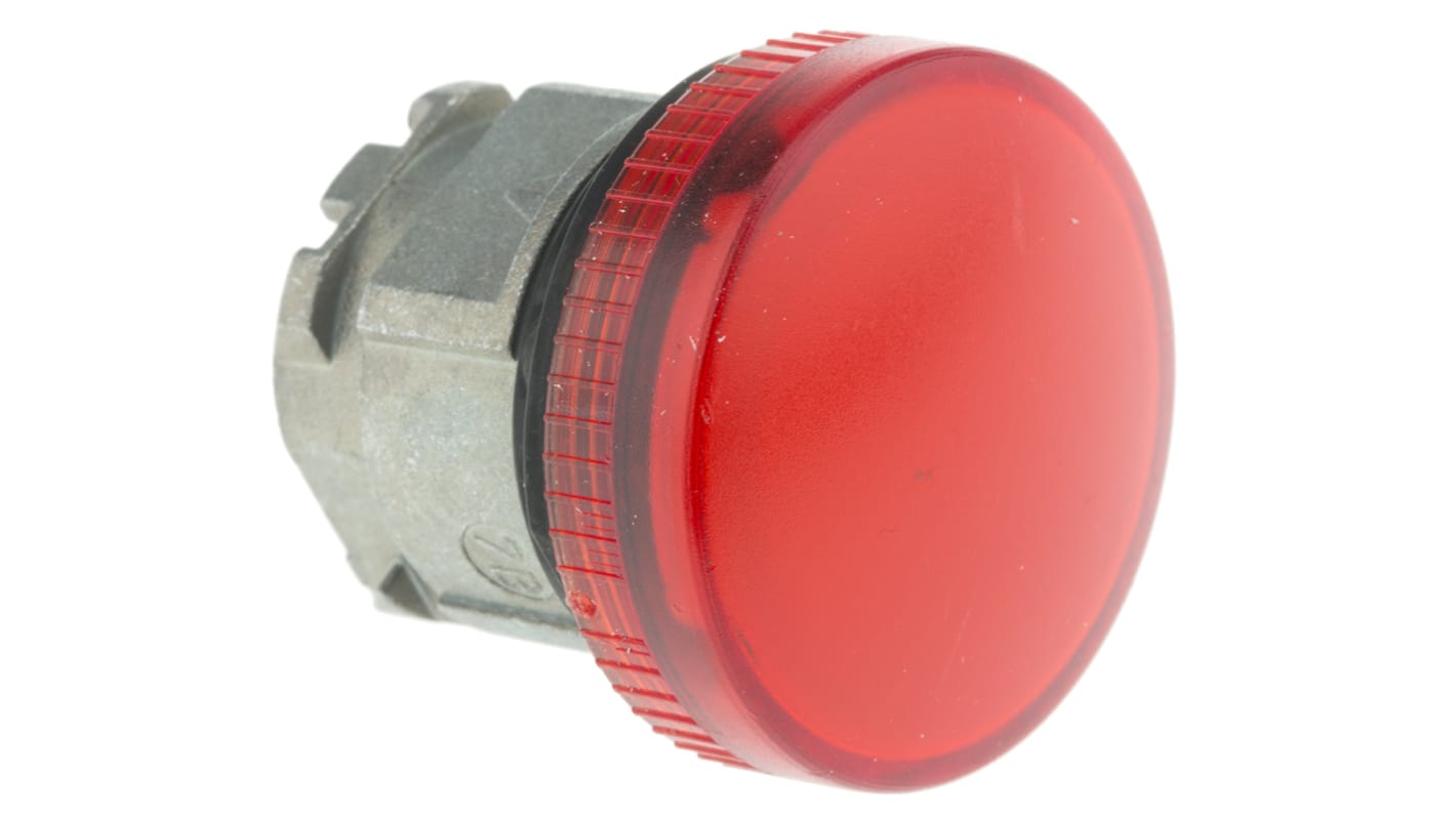 Schneider Electric Red Pilot Light Head, 22mm Cutout Harmony XB4 Series