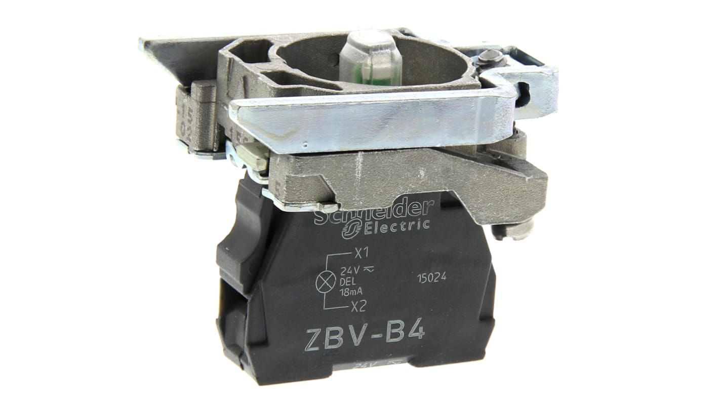 Schneider Electric ライトブロック＆ホルダ 24V ネジターミナル ZB4BVB4