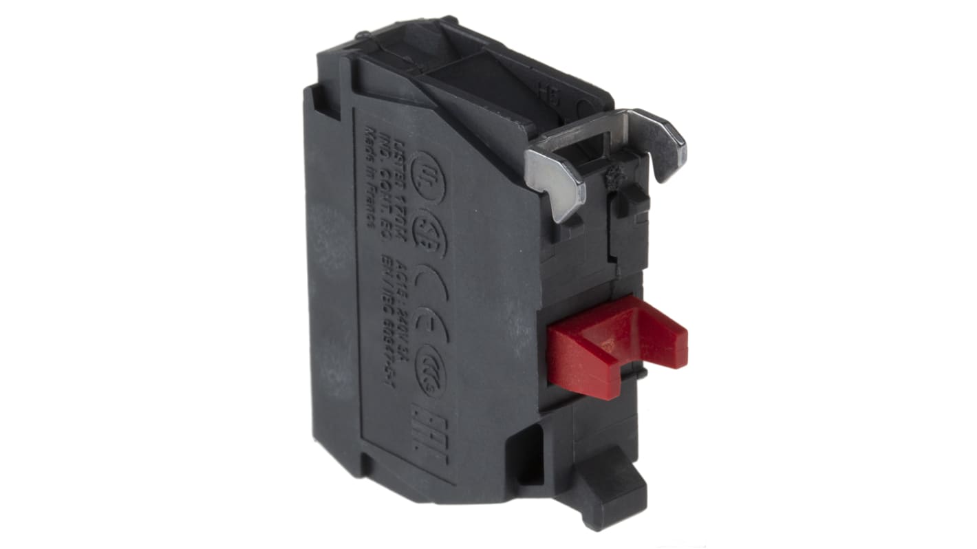 Schneider Electric Harmony XB Series Contact Block, 600V ac, SPST