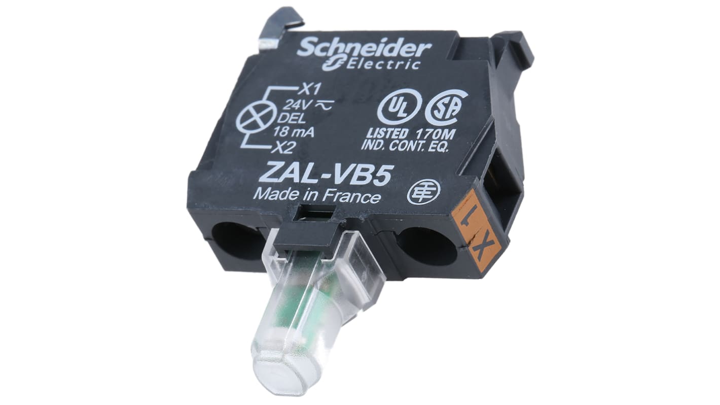 スイッチモジュール コンタクトブロック 24 V ねじターミナル Schneider Electric