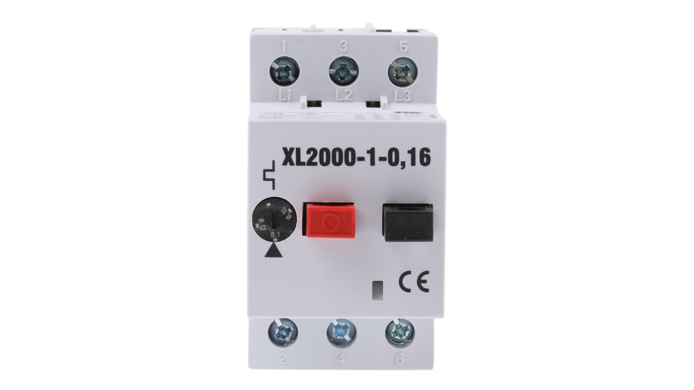 RS PRO 0.1 → 0.16 A Motor Protection Circuit Breaker