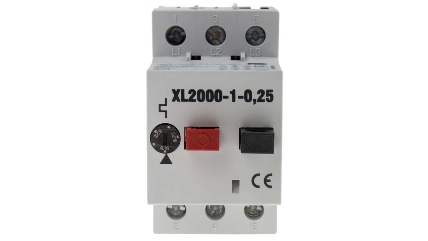 RS PRO 0.16 → 0.24 A Motor Protection Circuit Breaker