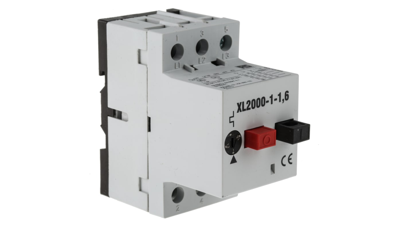 RS PRO 1 → 1.6 A Motor Protection Circuit Breaker