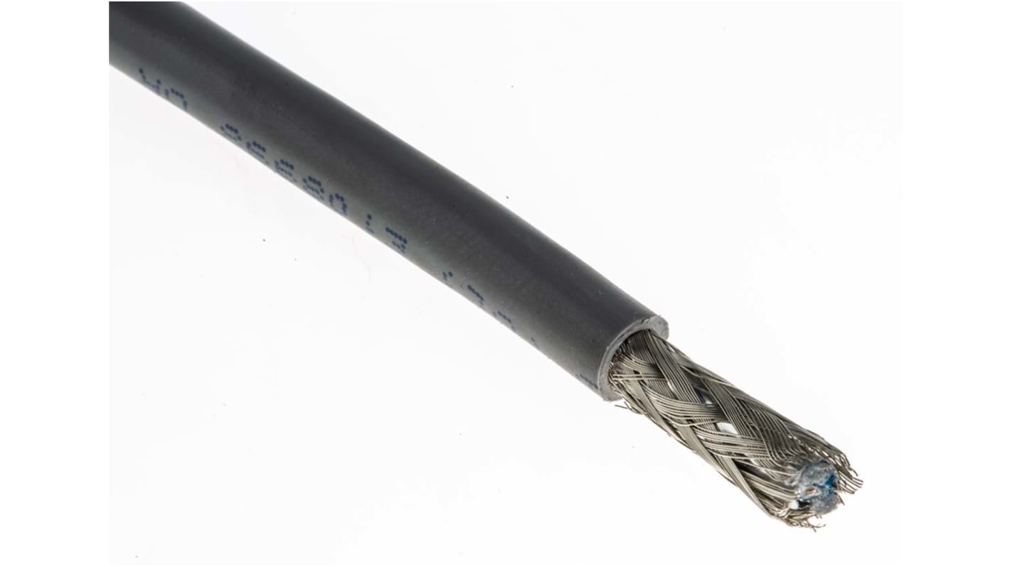Belden 2芯1对屏蔽线 0.2 mm² 数据电缆, 24 AWG, YE00449系列, PVC铬护套