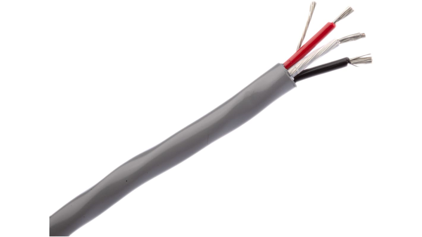 Belden 8770 Multicore Industrial Cable, 3 Cores, 0.82 mm², Screened, 152m, Chrome PVC Sheath, 18 AWG