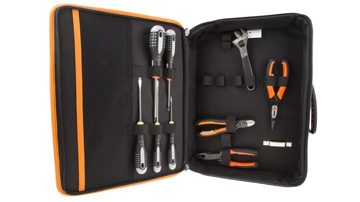 Bahco 9 Piece Electricians Tool Kit with Pouch