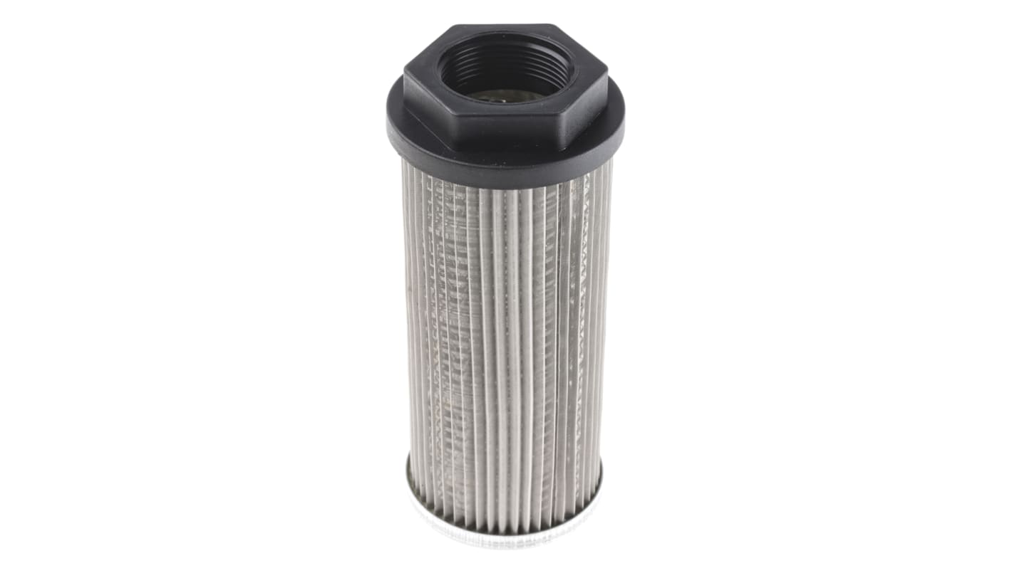 Parker 吸油过滤器, BSP 1-1/2in螺纹, 最大130L/min, 125μm过滤精度, Φ86mm, 长200mm, 最高+90°C