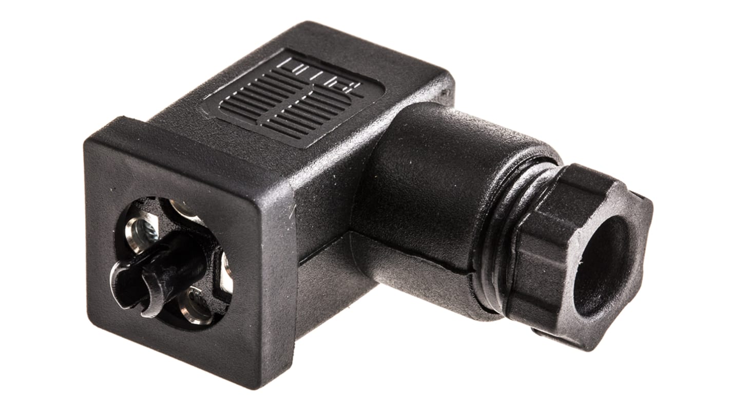 Gefran DIN 43650, Female DIN 43650 Solenoid Connector