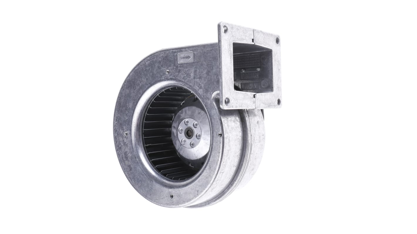 ebm-papst G2E120 Series Centrifugal Fan, 230 V ac, 255m³/h, AC Operation, 184 x 178 x 115mm