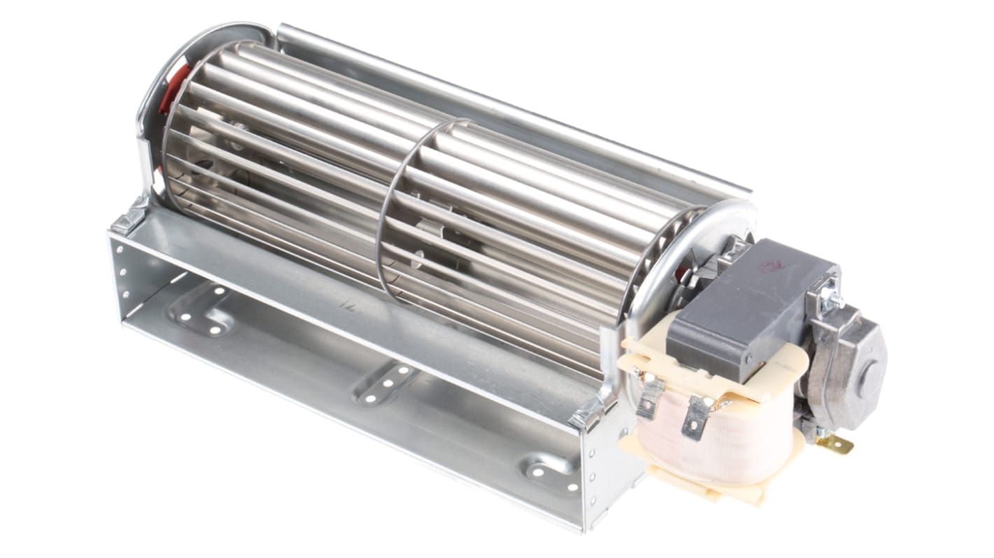 ebm-papst QLZ Series Tangential Centrifugal Fan, 230 V ac, 150m³/h, AC Operation, 96 x 257 x 83mm